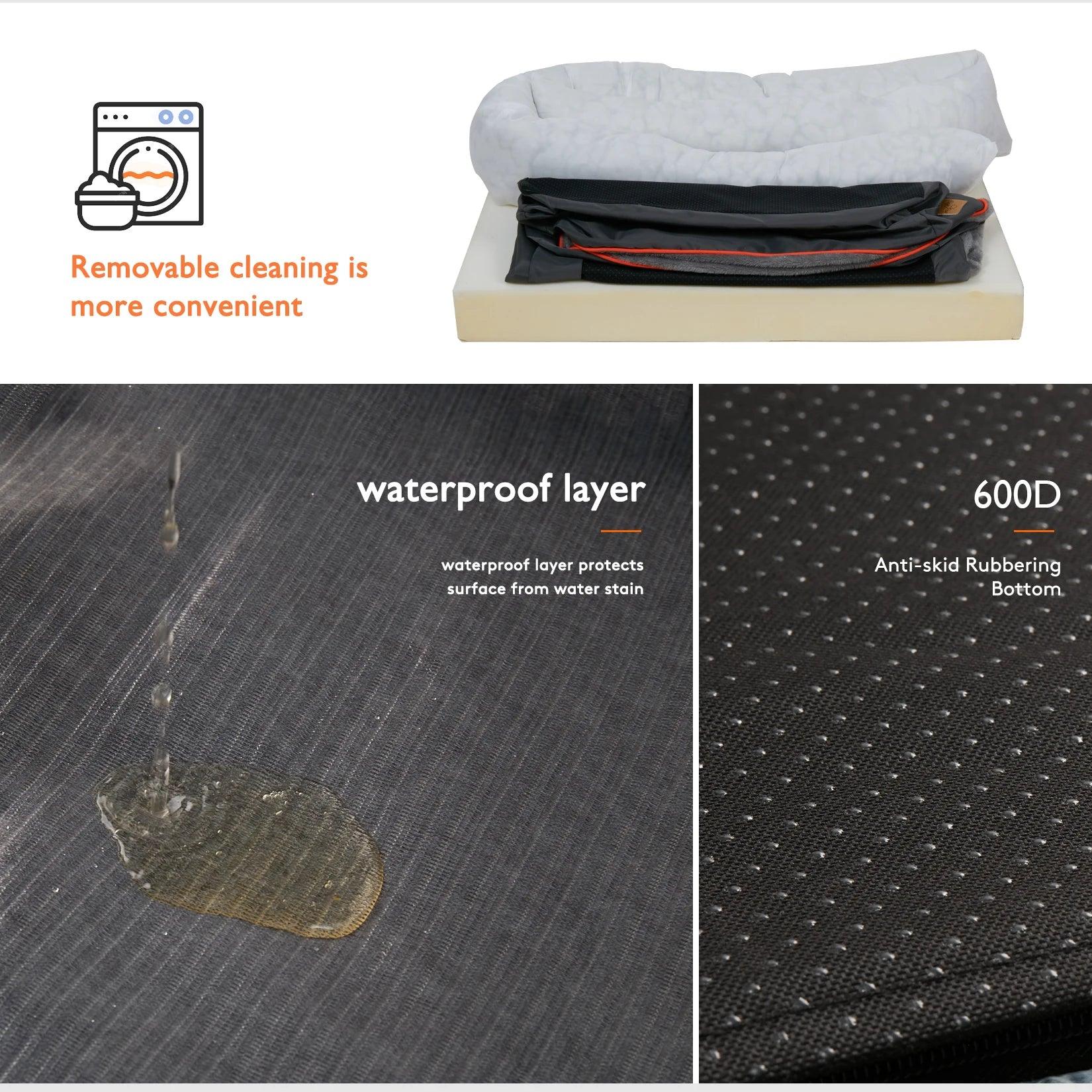 Orthopaedic Dog Bed with Bolster
